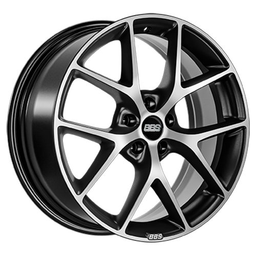 1x BBS SR vulcano grau diamantgedreht 8.0Jx18 5x112 ET35