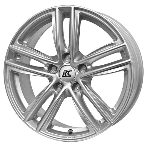 1x RC-DESIGN RC27 kristallsilber 8.0Jx18 5x120 ET30