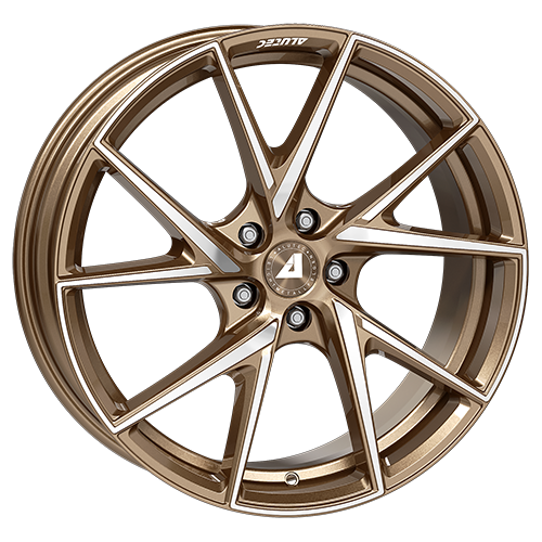1x ALUTEC ADX.01 5-LOCH metallic-bronze frontpoliert 8.5Jx20 5x112 ET45