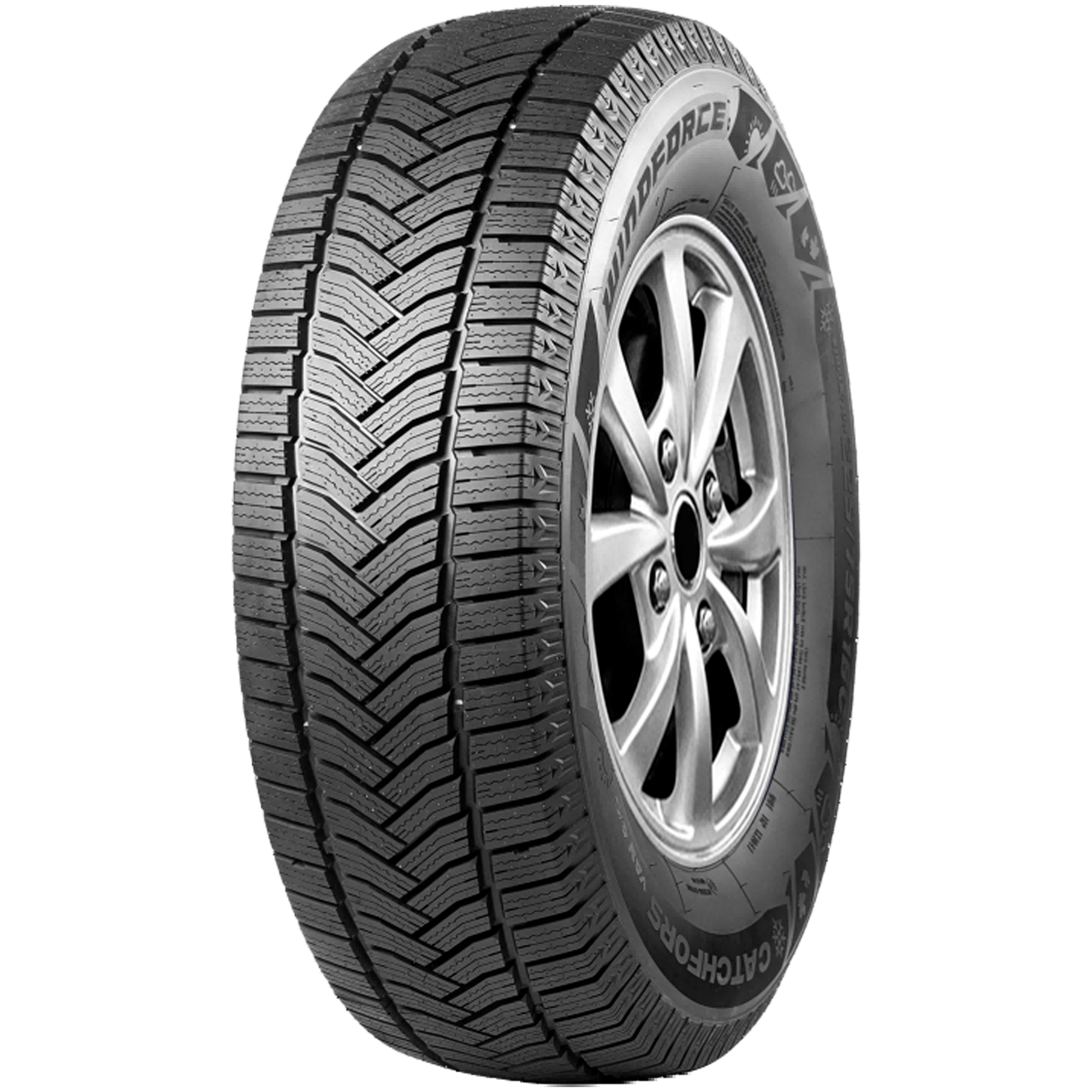 2x Ganzjahresreifen - WINDFORCE CATCHFORS VAN A/S 215/65R16C 109T BLK