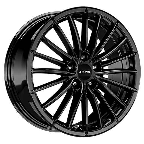 1x RONAL RONAL R68 jetblack 8.5Jx19 5x112 ET30