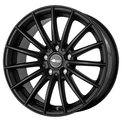 1x BROCK B36 satin schwarz matt 8.0Jx18 5x112 ET35