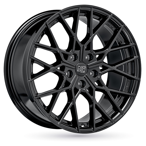 1x MSW (OZ) MSW 74 gloss black 9.0Jx20 5x112 ET35